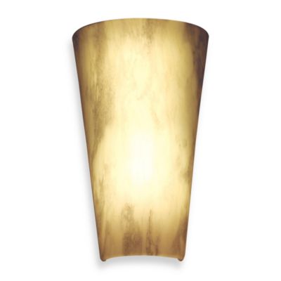 It s Exciting Lighting Battery Powered LED Wall Sconce in Stone - Bed Bath & Beyond